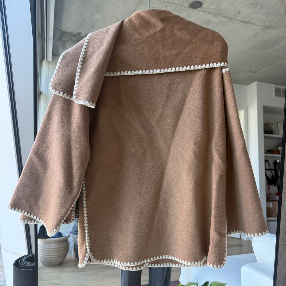 Quince Wool Scarf Coat - Picture 3 of 5